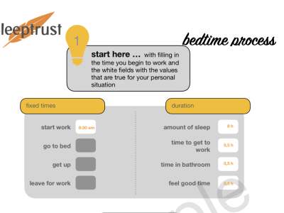 Bedtime Planning